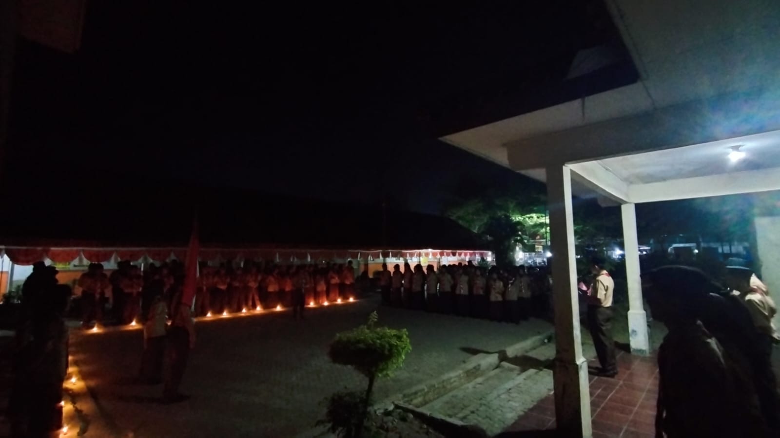 Ketua Mabiran Cariu Hadiri Ulang Janji Gerakan Pramuka Kwarran Cariu