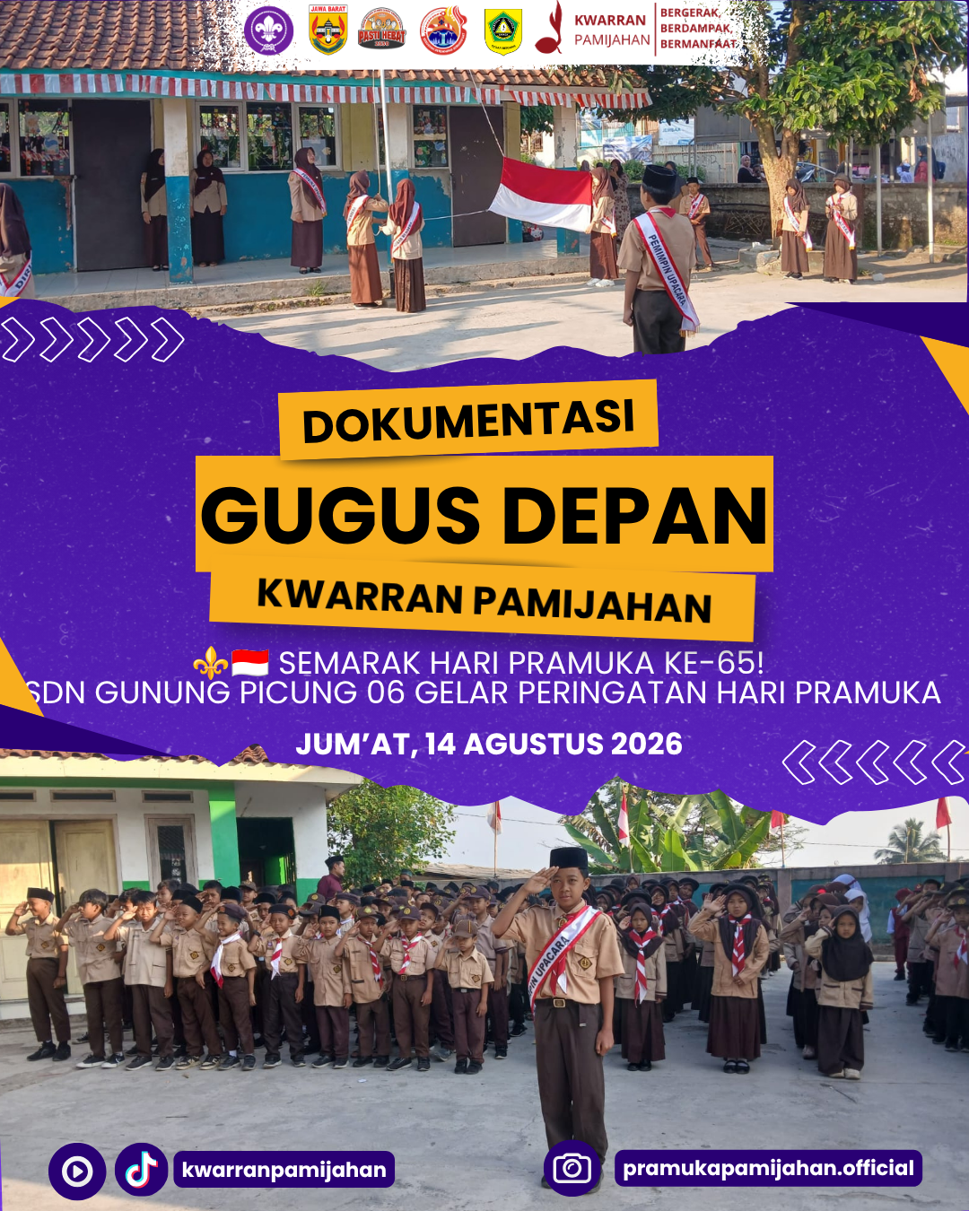 ⚜️🇮🇩 Semarak Hari Pramuka ke-65! SDN Gunung Picung 06 Gelar Peringatan Hari Pramuka