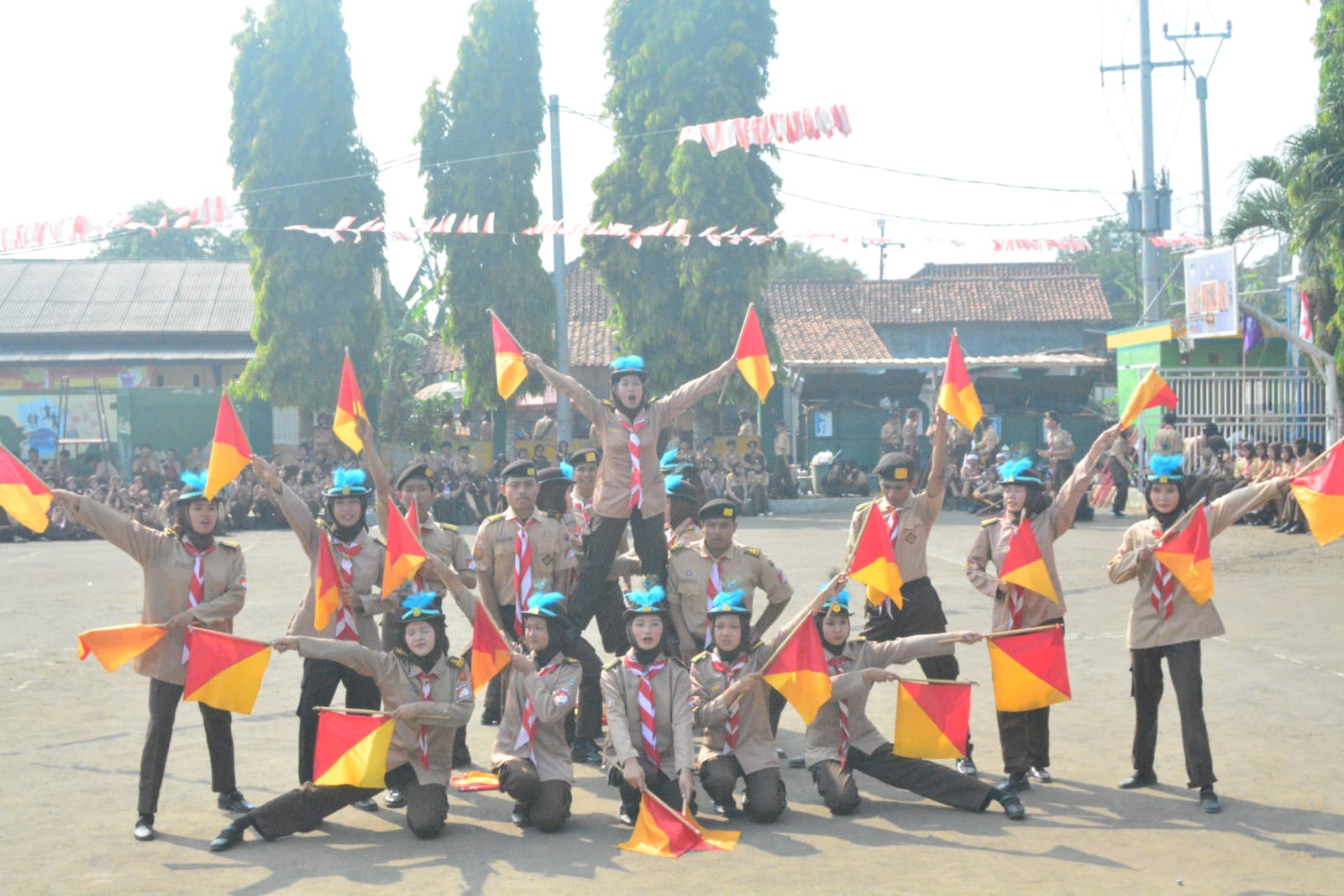 Sanggar Bakti MAN 3 Bogor Tampilkan Unjuk Gelar pada Peringatan Hari Pramuka ke-65