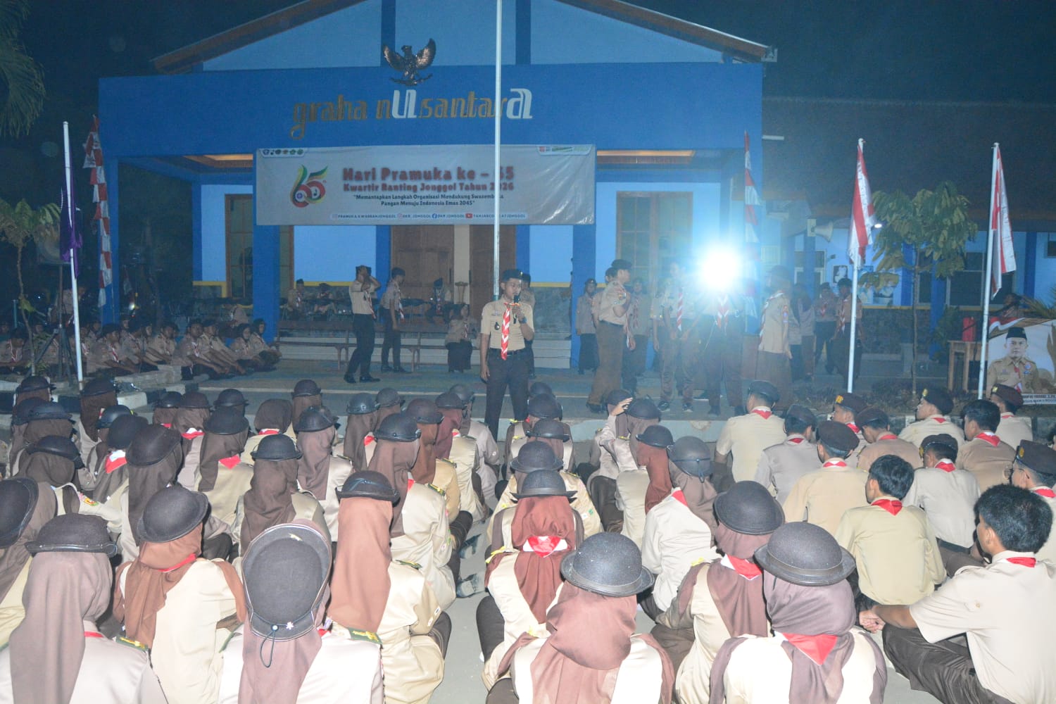 Selepas Ulang Janji, Andalan Satuan Karya Kwarran Jonggol Sosialisasikan Perekrutan Anggota Satuan Karya