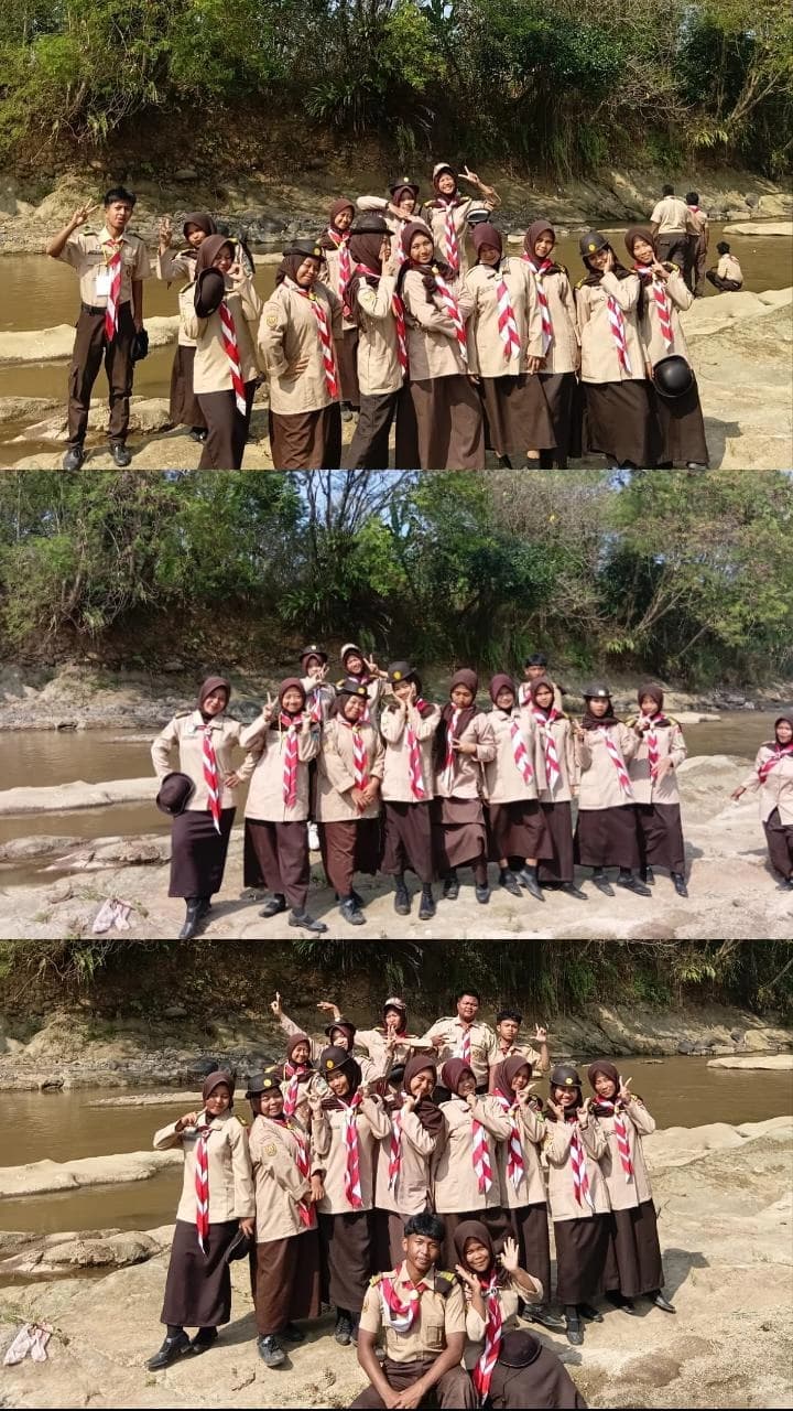Pelantikan Unit Pasukan Pengibar Pramuka (Paspika) Kwarran Leuwisadeng Digelar Selama Dua Hari