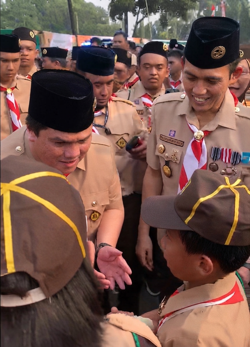 Alby Fadlan Muttaqin, Pramuka SDN Perintis dari Kwarran Leuwisadeng, Menjadi Petugas Penyambutan Menpora pada Pembukaan Jambore Nasional XII Tahun 2026