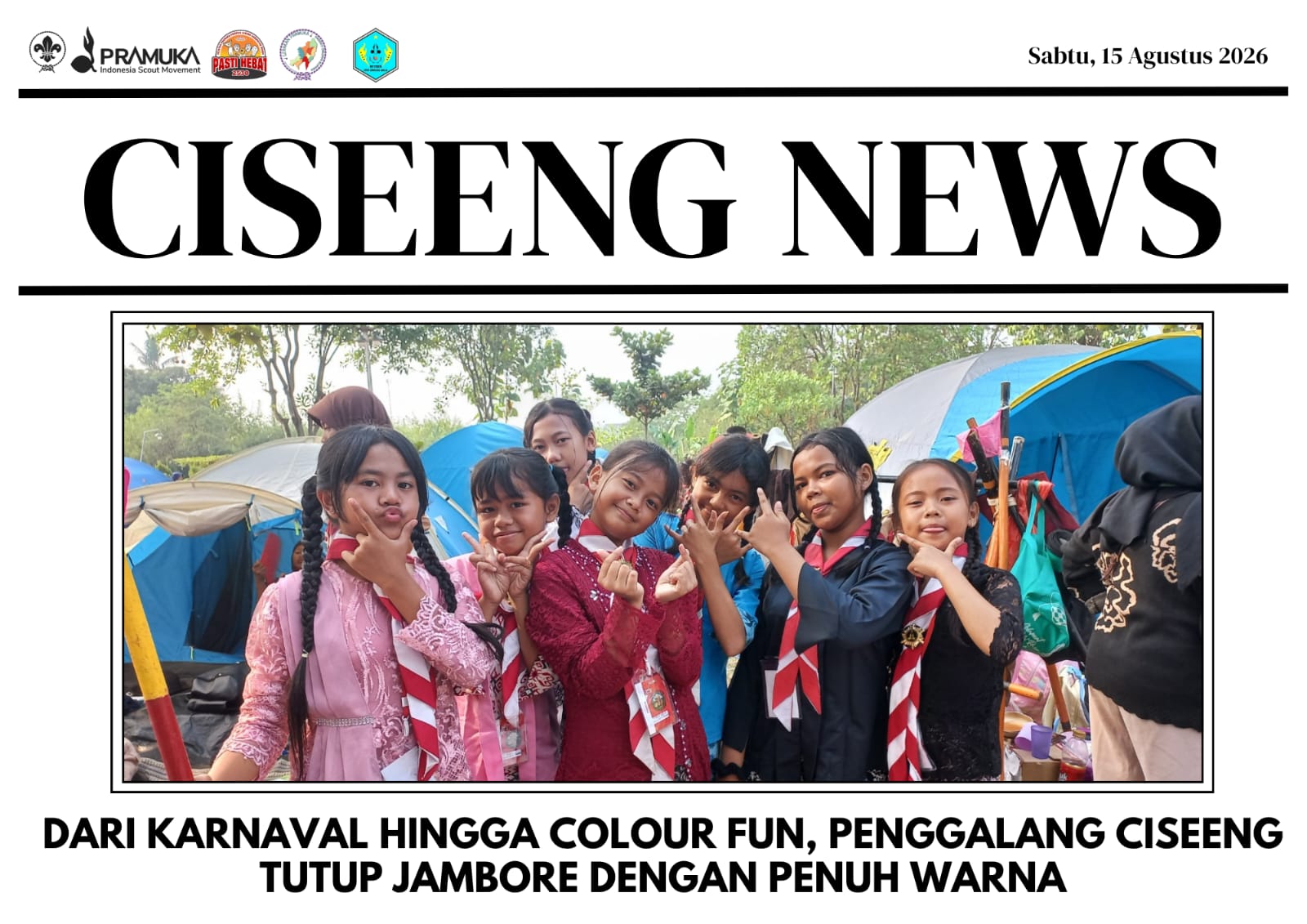 🌈 Dari Karnaval hingga Colour Fun, Penggalang Ciseeng Tutup Jambore dengan Penuh Warna!