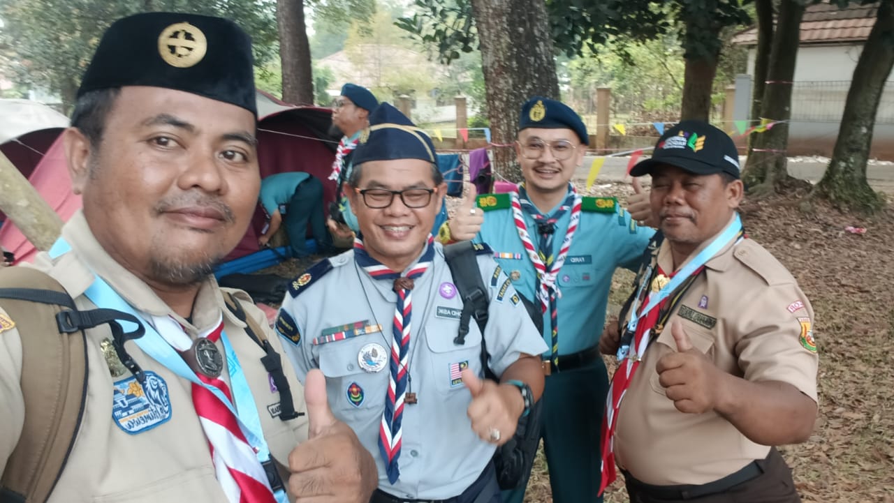 Peserta Jambore Kabupaten Bogor Tiba di Buper Cibubur, Awali Perkemahan dengan Membangun Kamp dan Menjalin Persahabatan Internasional