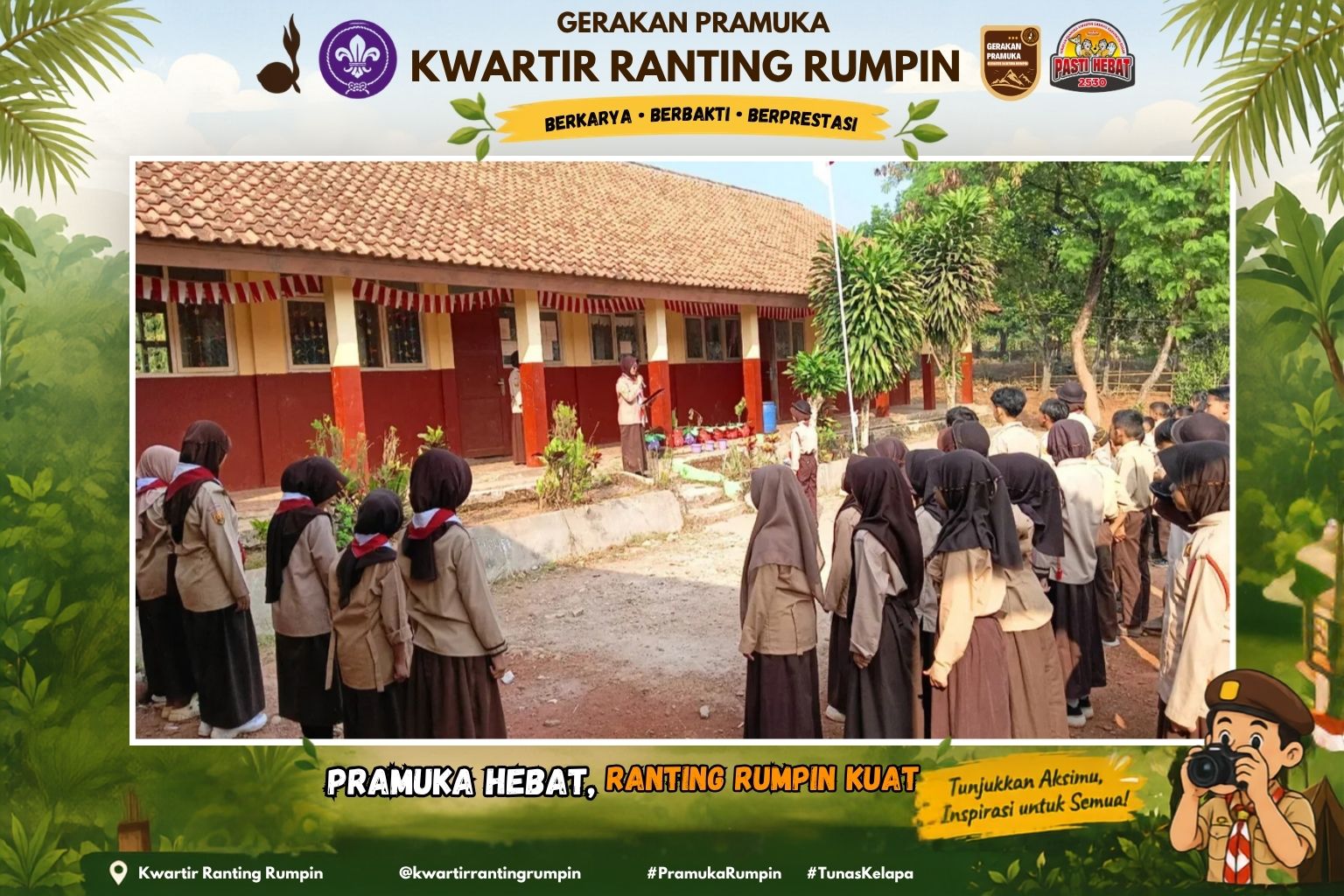 Semangat Hari Pramuka ke-65, SDN Cidokom 04 Perkuat Karakter Siaga dan Penggalang