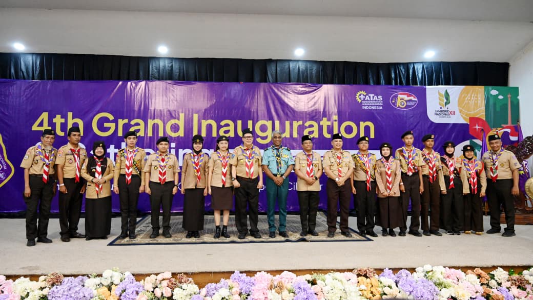 Dua Pramuka Garuda Kwarran Jonggol Terpilih dalam Penyematan Simbolis Keanggotaan ATAS di GIGA ke-4 Tahun 2026