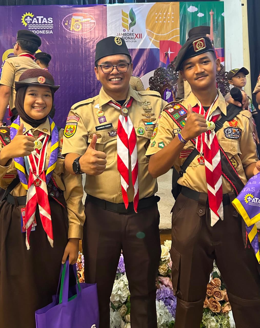 Dua Peserta Jamnas Utusan Kwarran Jonggol Resmi Menjadi Anggota ATAS Indonesia
