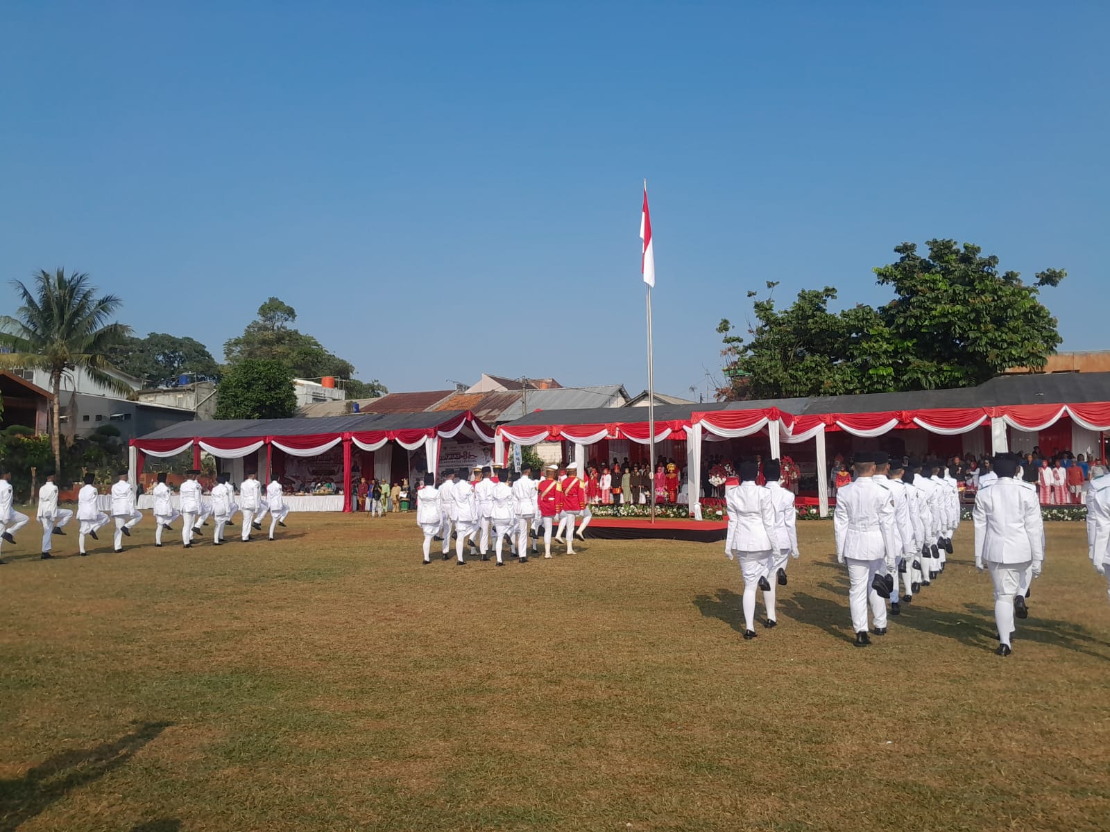 Upacara Peringatan Hari Kemerdekaan Republik Indonesia di Lapangan Persipa