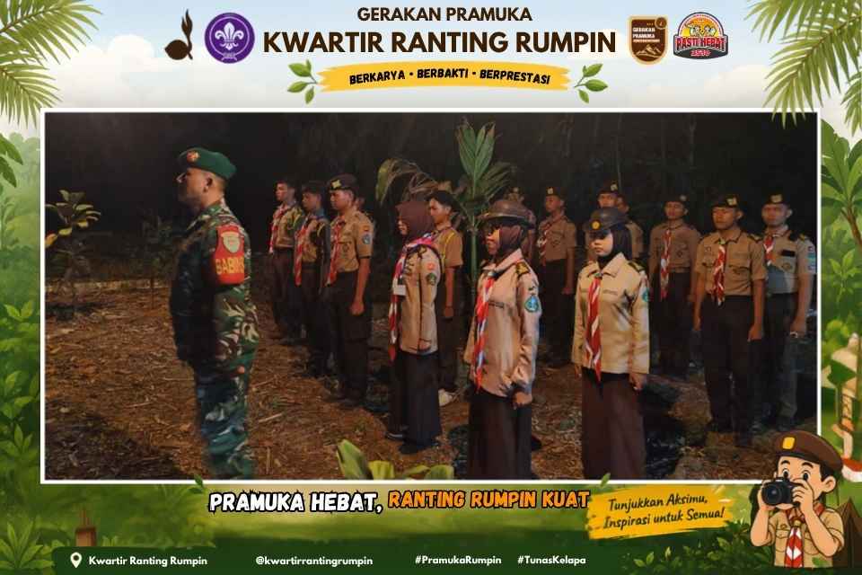Mengenang Jasa Pahlawan, Penegak Rumpin Laksanakan Tabur Bunga dalam Jambore Ranting 2026