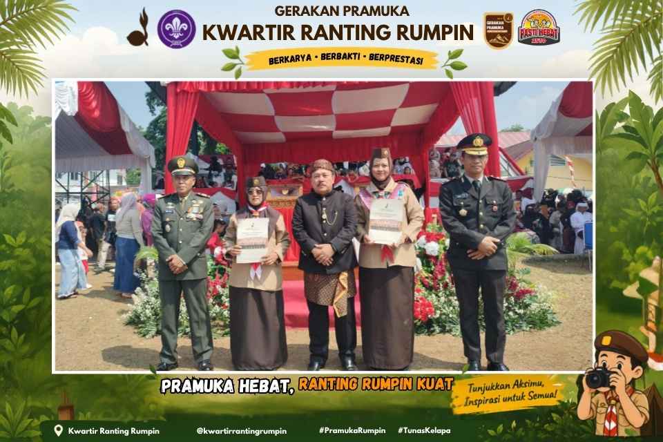 Dua Tokoh Pramuka Rumpin Raih Penghargaan Pancawarsa, Dedikasi dan Pengabdian Terus Menyala