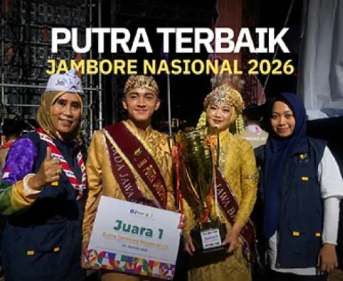 KWARDА JAWA BARAT UKIR DUA PRESTASI DI JAMNAS XII 2026: PUTRA TERBAIK DAN AyoPramuka TERAKTIF!