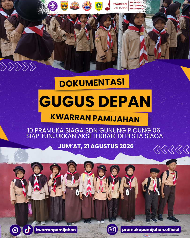 10 Pramuka Siaga SDN Gunung Picung 06  Siap Tunjukkan Aksi Terbaik di Pesta Siaga
