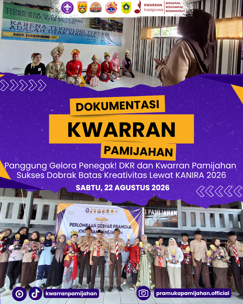 Panggung Gelora Penegak! DKR dan Kwarran Pamijahan Sukses Dobrak Batas Kreativitas Lewat KANIRA 2026