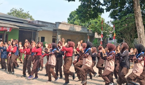 Jelang Tapakan Pramuka Garuda Kwarcab Bogor, Kwarran Cileungsi Adakan Latihan Pentas Seni Calon Peserta