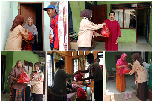 Pramuka SMK Bina Teknika Cileungsi Gelar “Pramuka Berbagi” untuk Kaum Dhuafa