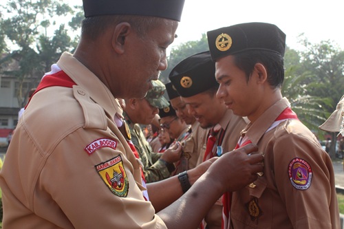 22 Anggota Dewasa Kwarran Cileungsi Terima Penghargaan TPOD 2026