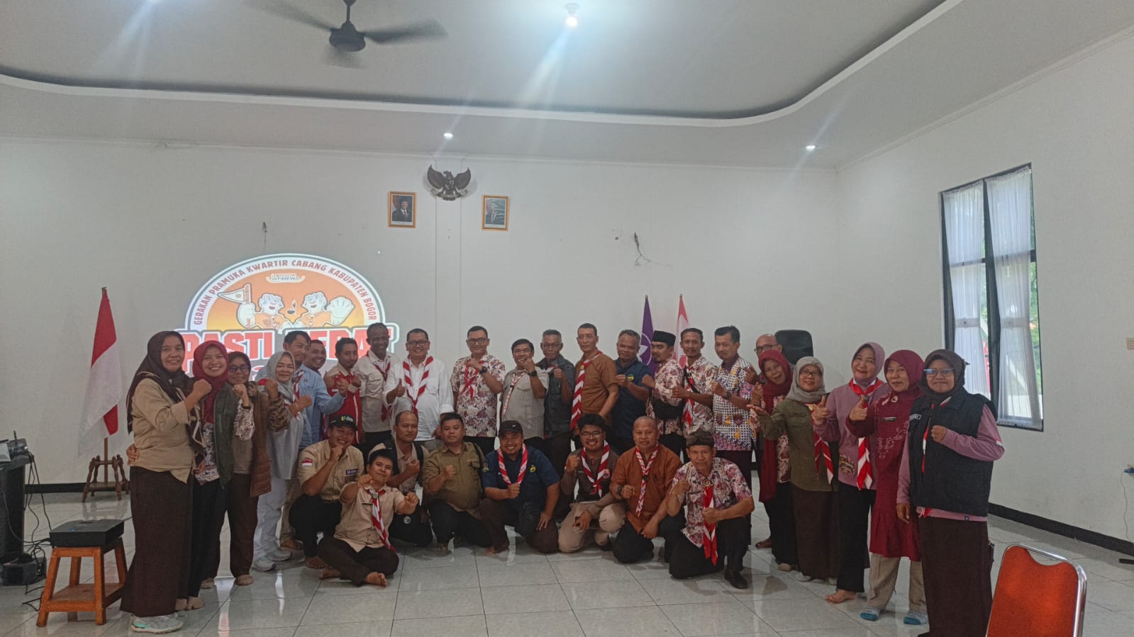 Ketua Kwarran Jonggol Ikuti Rakor Kwarcab Bersama Kwarran se-Kabupaten Bogor
