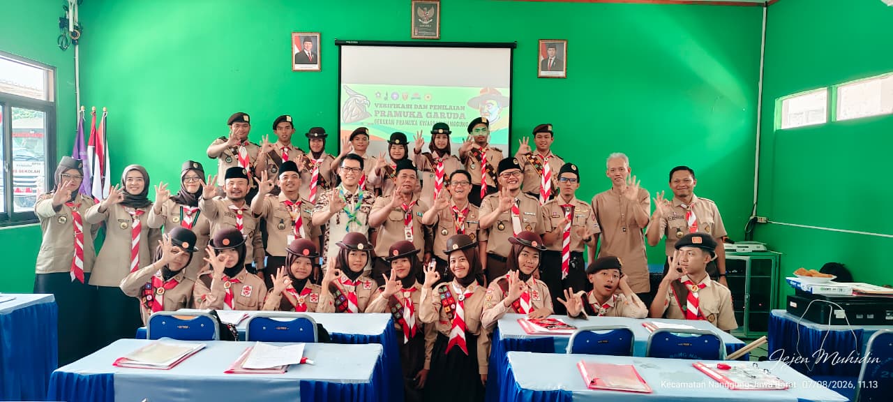Kwarran Nanggung Mantapkan Langkah Calon Pramuka Garuda Bersama Tim Monitoring Kwarcab Bogor