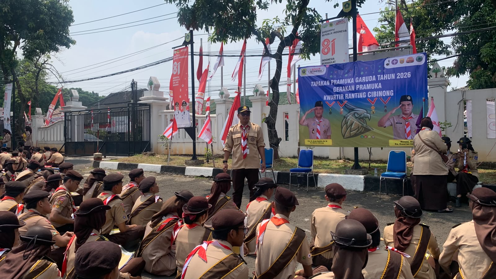 MONITORING PRAMUKA GARUDA KWARTIR RANTING CIBINONG
