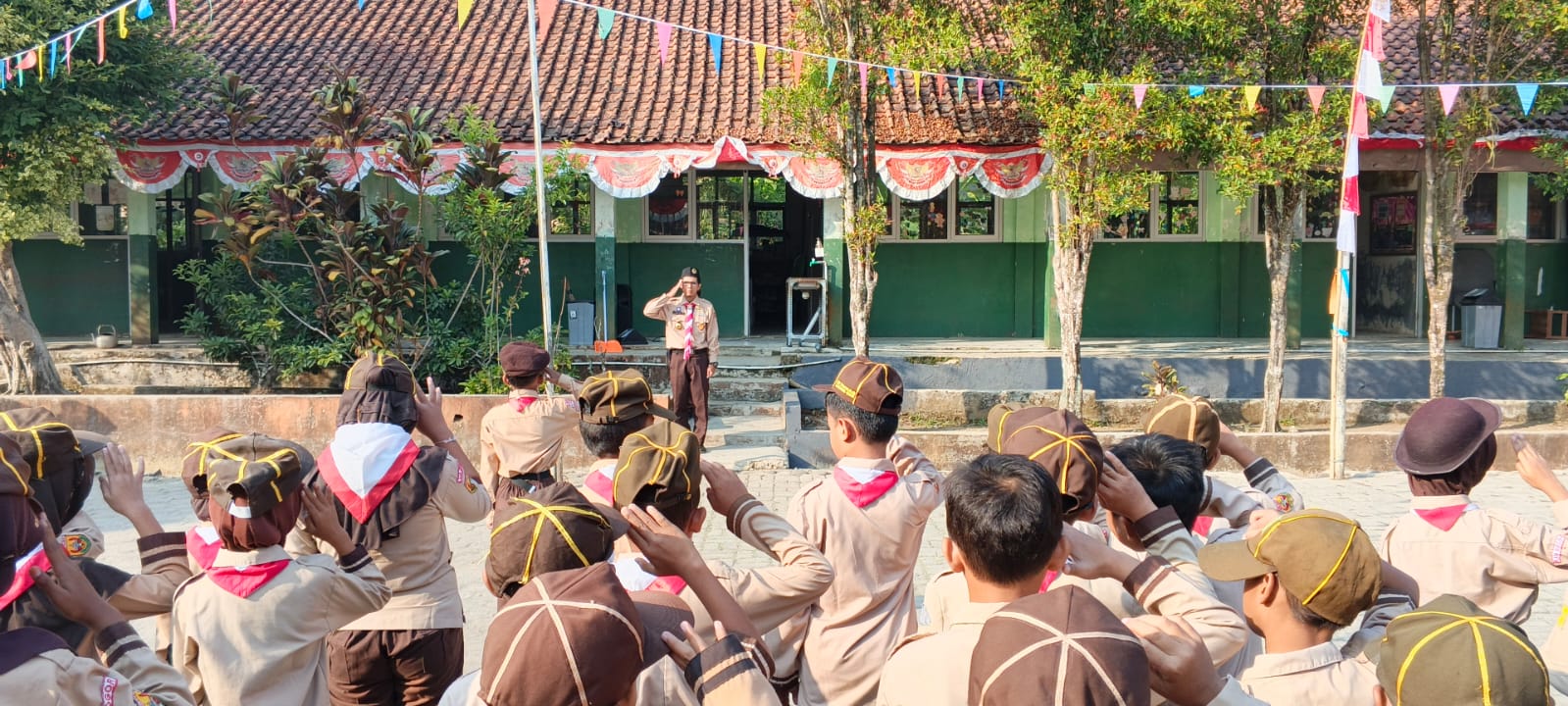 Semangat Pramuka Membara, SD Negeri Sukamaju 08 Nanggung Peringati Hari Pramuka ke-65