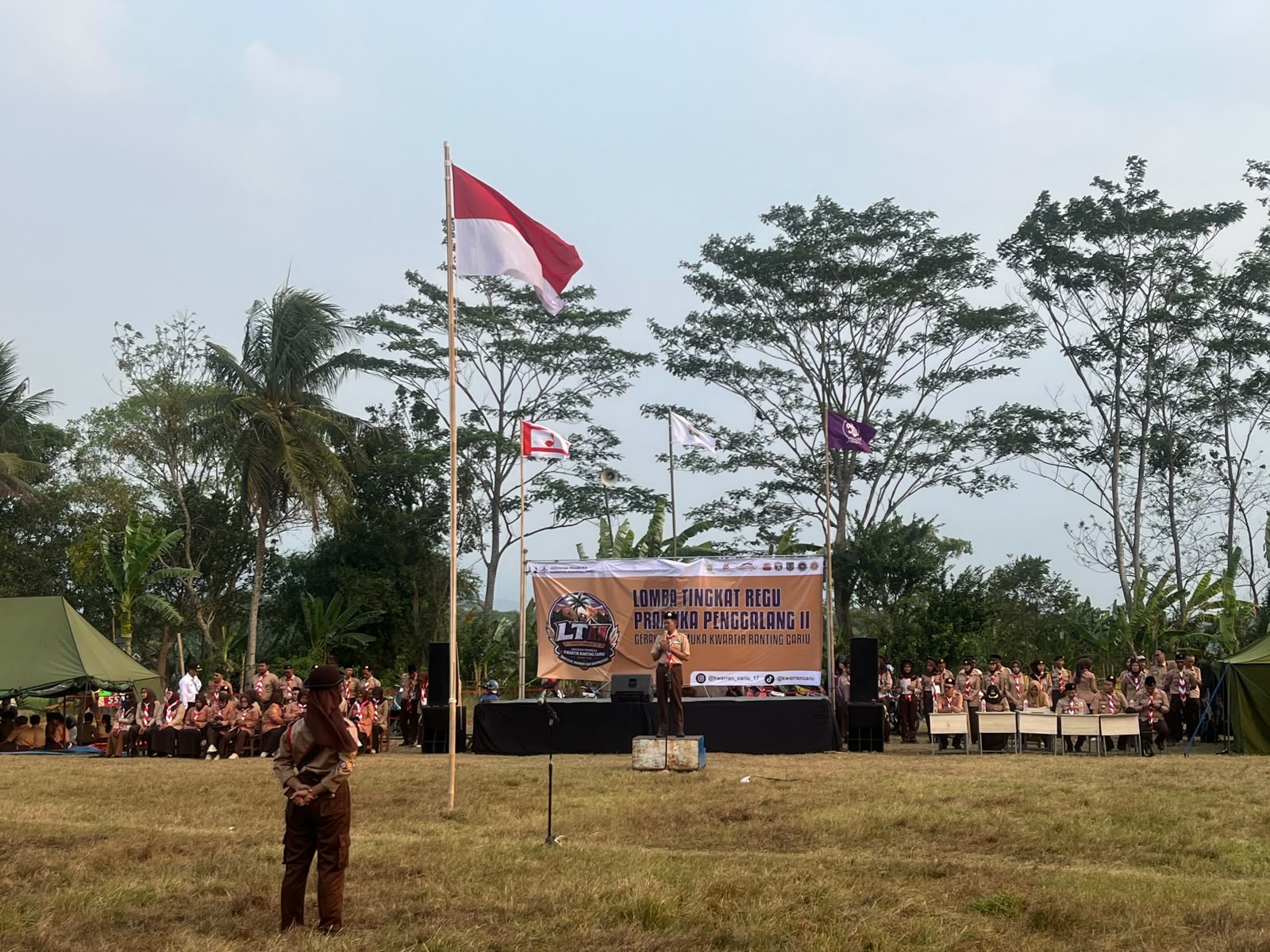 Kwarran Cariu Laksanakan Lomba Tingkat II Pramuka Penggalang Tahun 2026