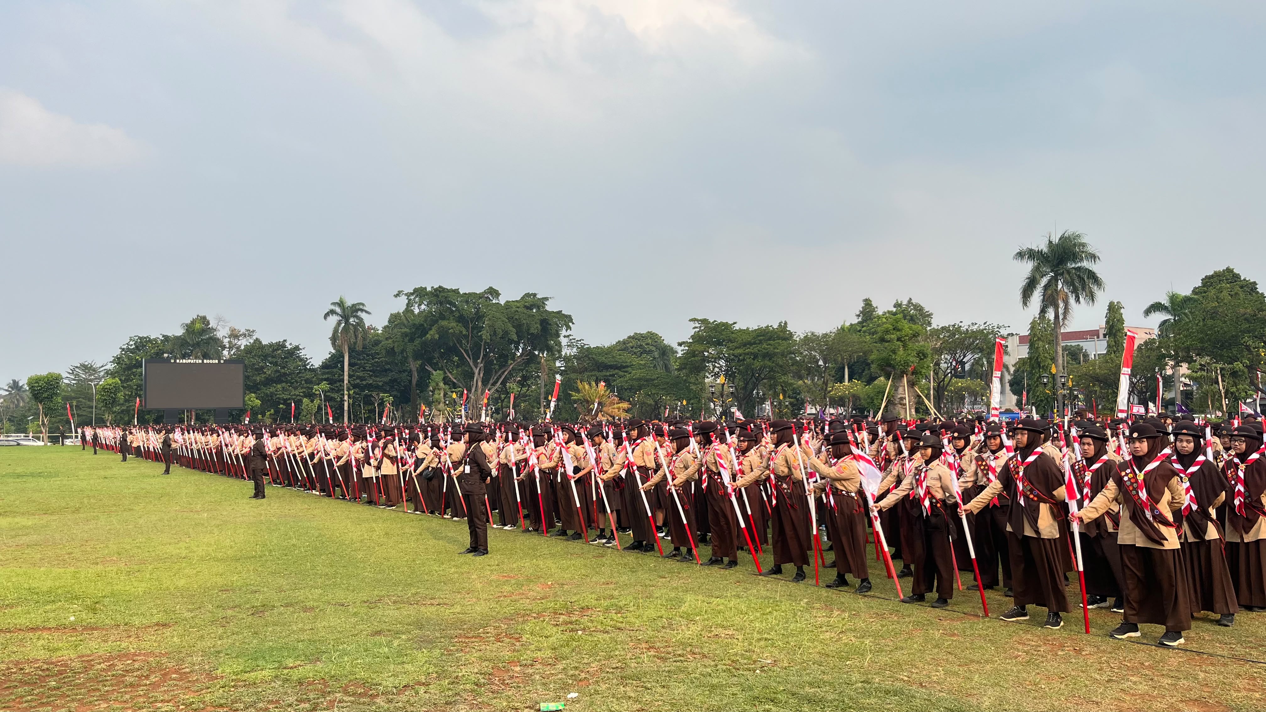 Upacara Peringatan Hari Pramuka ke-65 Tingkat Kabupaten Bogor