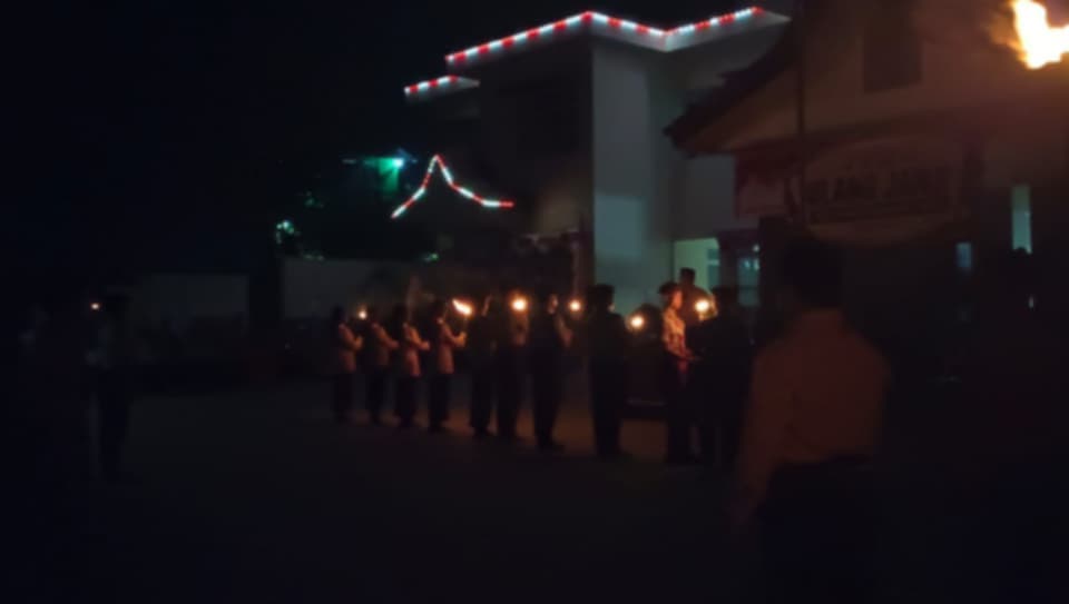 Eratkan Rasa Persatuan Dan Kebanggaan, Kwarran Cigombong Laksanakan Upacara Ucap Ulang Janji