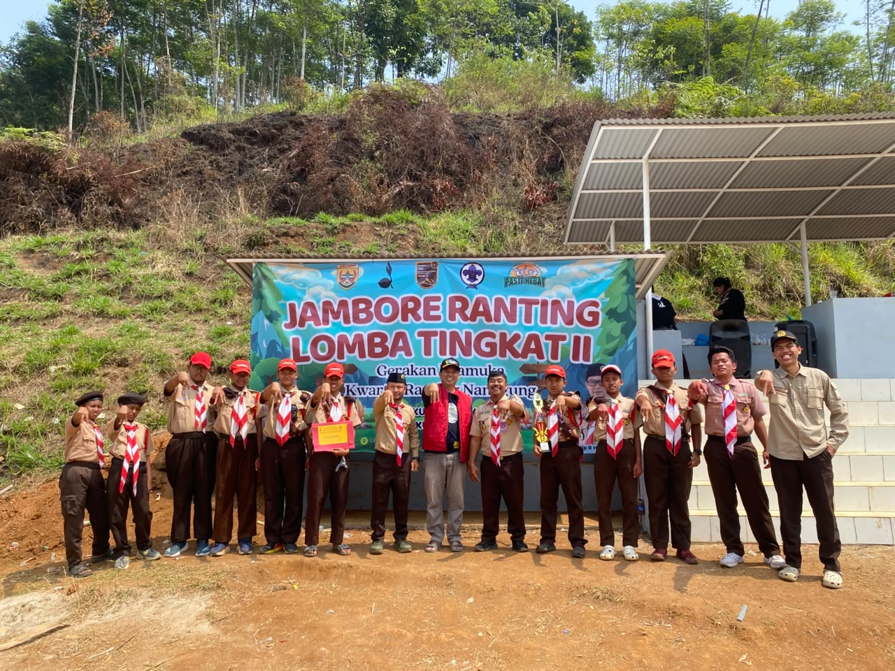 Debut Perdana yang Membanggakan! Regu Rajawali Fathurrohman Sabet Juara 3 Lomba Tingkat 2 Kwarran Nanggung
