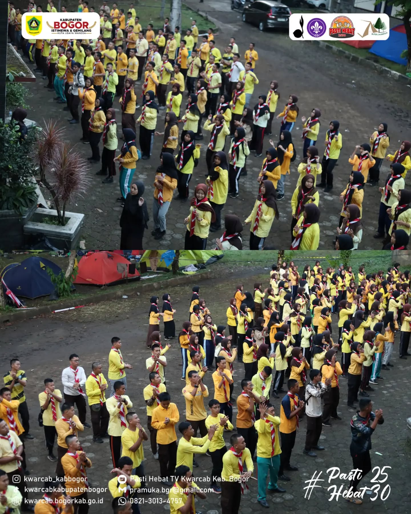 Awali Pagi dengan Semangat, Pramuka Penegak Jaga Kebugaran dan Kekompakan