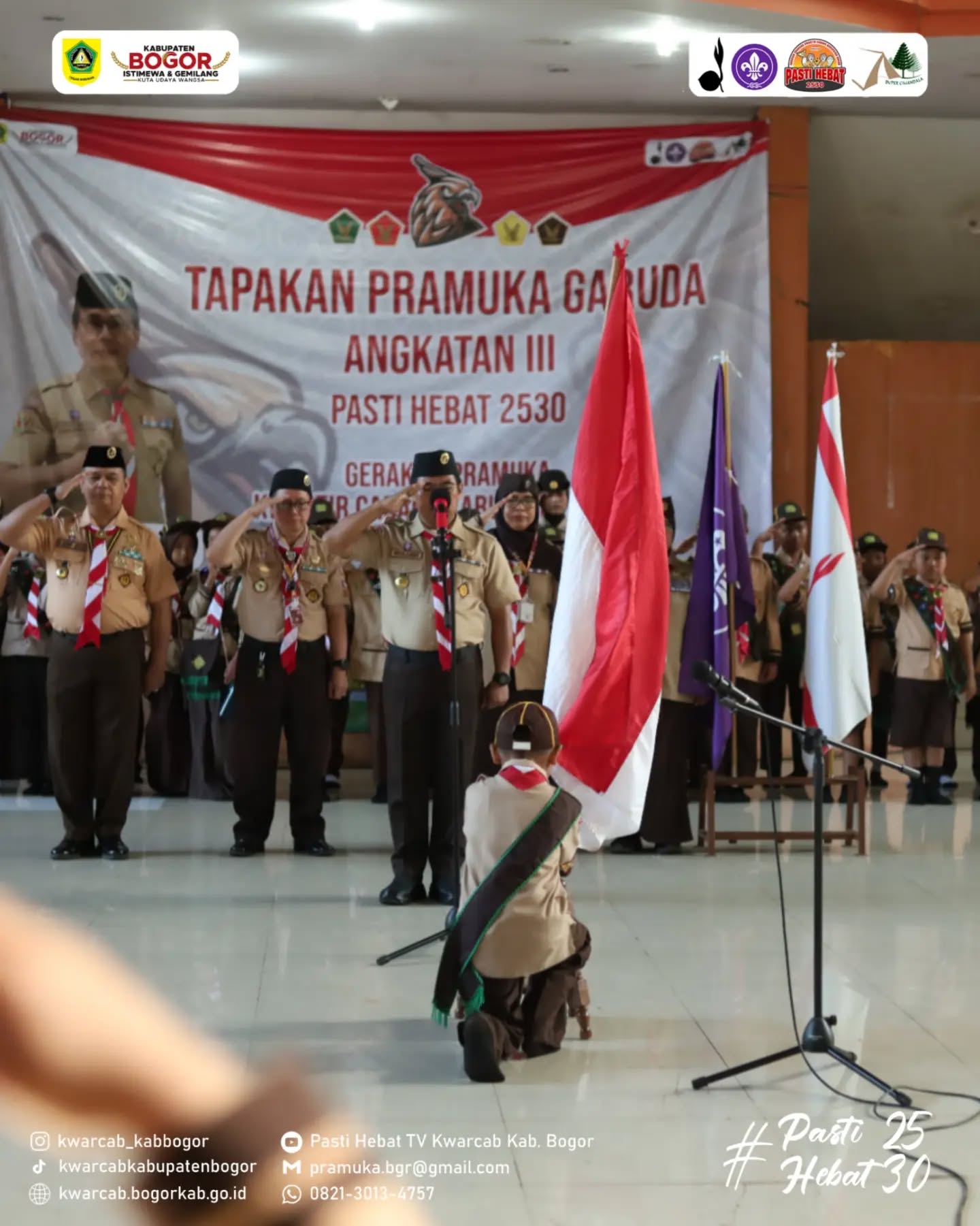 Tapakan Pramuka Garuda Golongan Siaga Resmi Dibuka, Semangat dan Keceriaan Warnai Bumi Perkemahan Cimandala