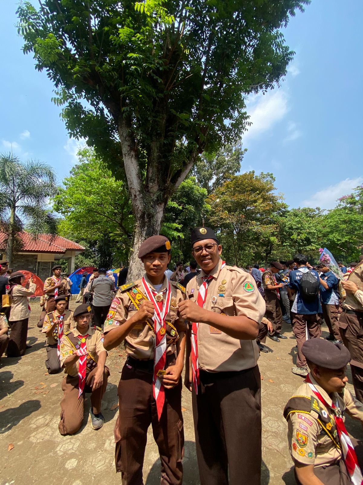 Hengki Firmansyah Asal SMK Sinar Islam Asia Pasific Resmi Dikukuhkan Jadi Pramuka Penegak Garuda Tingkat Kwarcab Kab. Bogor