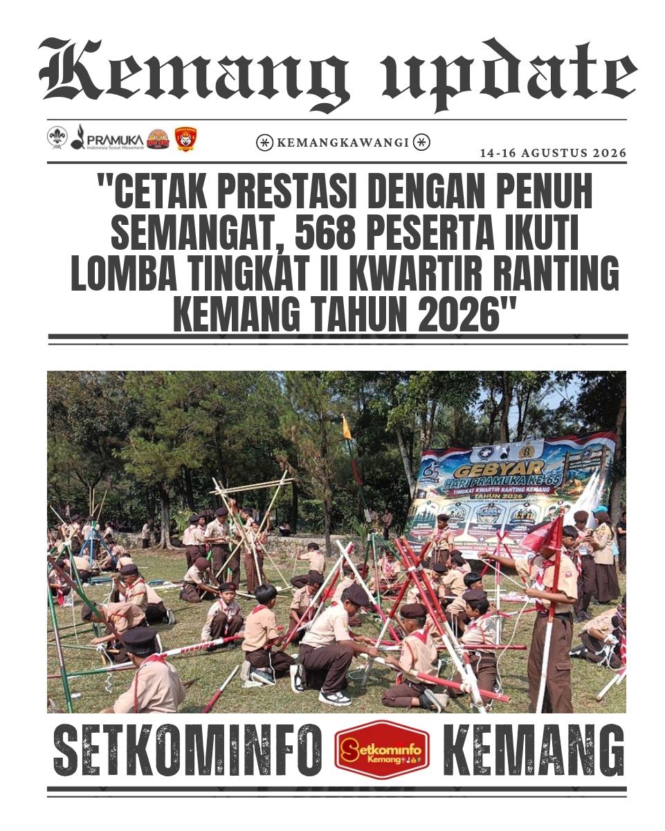 Cetak Prestasi Dengan Penuh Semangat, 568 Peserta Ikuti Lomba Tingkat II Kwartir Ranting Kemang Tahun 2026