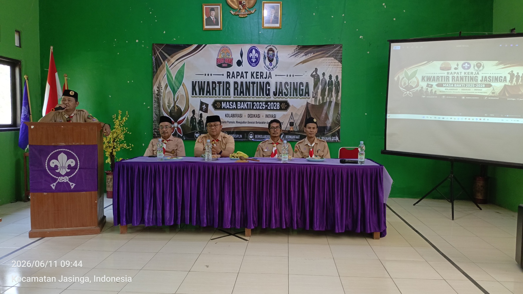 Kwartir Ranting Jasinga Gelar Rapat Kerja Tahun 2026, Perkuat Sinergi dan Program Kepramukaan