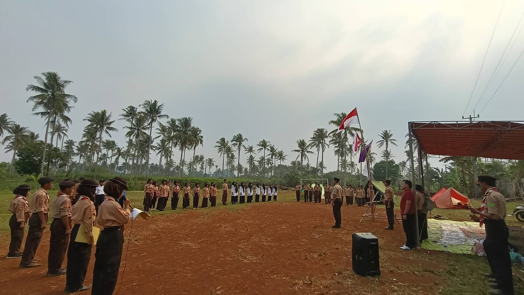 KWARRAN RUMPIN HADIRI PEMBUKAAN PERKEMAHAN SABTU MINGGU MTs RAUDHATUSSAADAH