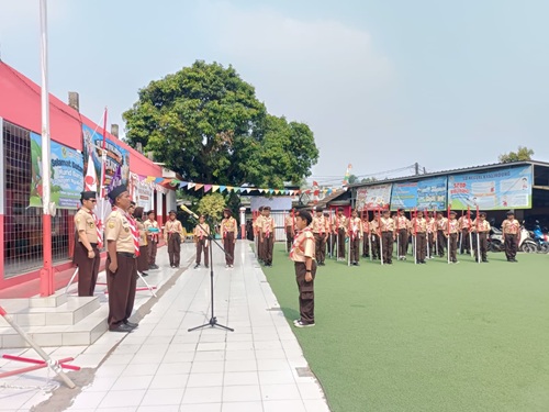 Ketua Kwarran Cileungsi Monitoring Perjusa di SDN Nyalindung