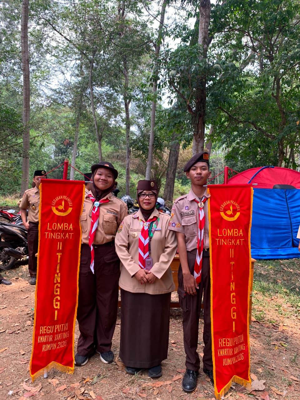Pramuka Penggalang MTs Annajah Putra dan Putri Raih Juara Umum LT II Kwarran Rumpin 2026