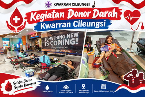 Tingkatkan Kepedulian, Kwarran Cileungsi Sukses Gelar Donor Darah