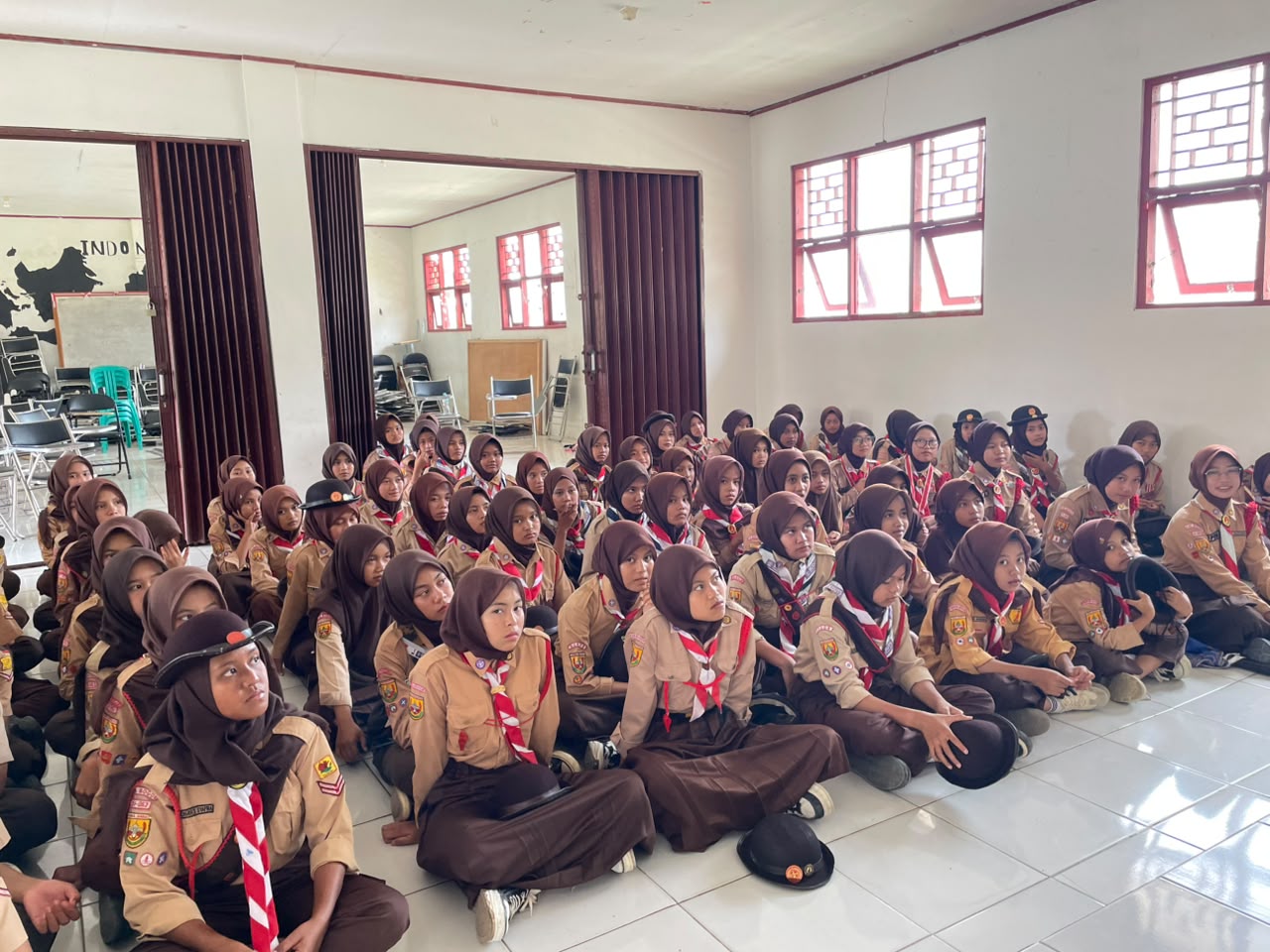 LATGAB Pramuka Penggalang SMP/MTs Se-Kecamatan Sukamakmur Digelar di SMAN 1 Sukamakmur