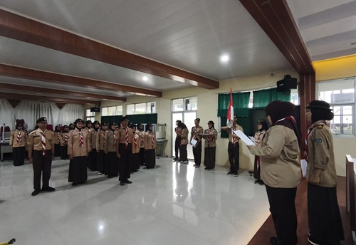 Pramuka SMAN 1 Cileungsi Gelar Penerimaan Tamu Ambalan, 27 Peserta Resmi Bergabung dengan Prabudypa