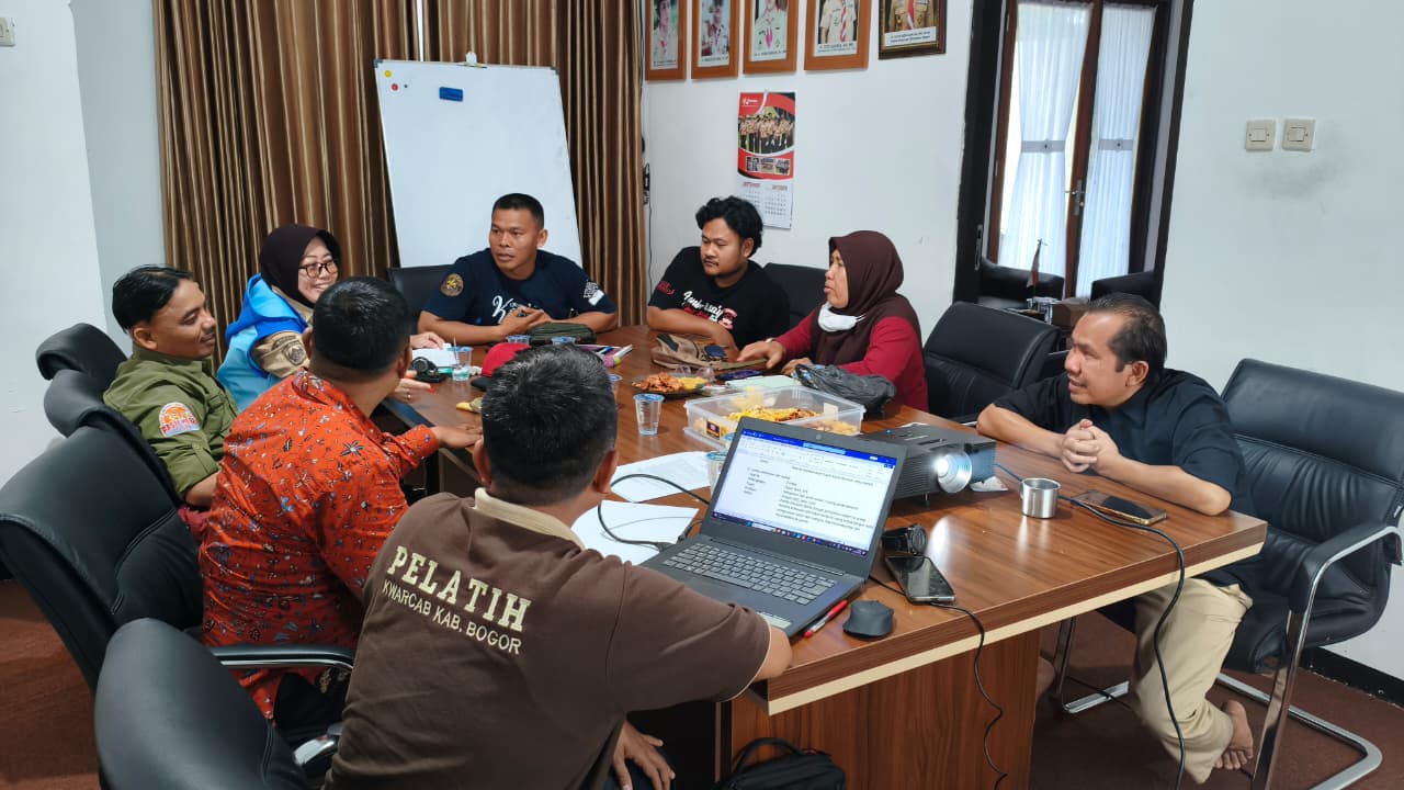 Kwarcab Kabupaten Bogor Gelar Rapat Koordinasi Tim Asistensi Lomba Tingkat III