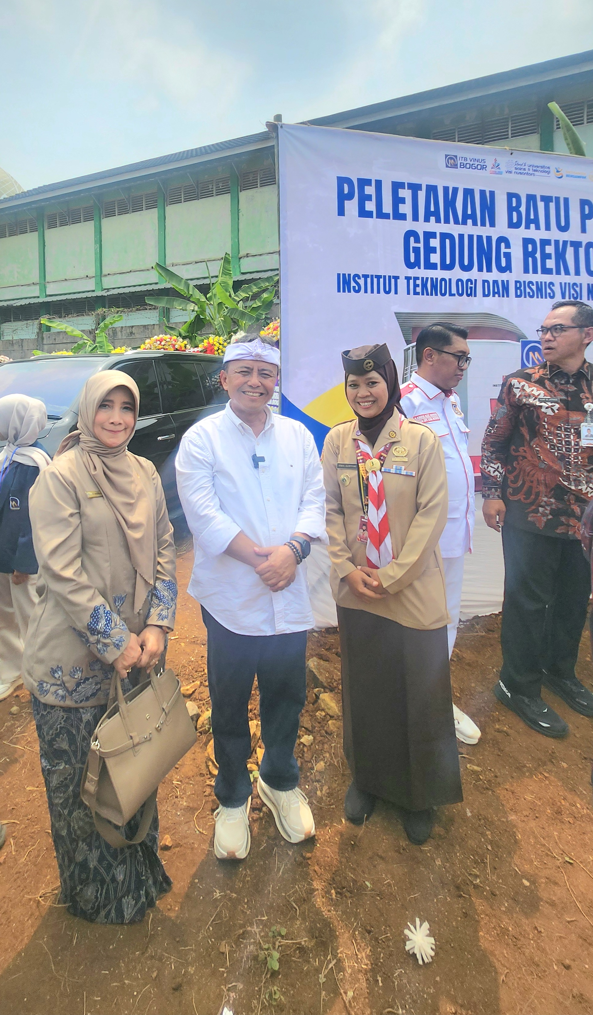 Ketua Kwarda Jawa Barat Hadiri Peletakan Batu Pertama Gedung Rektorat ITB Vinus