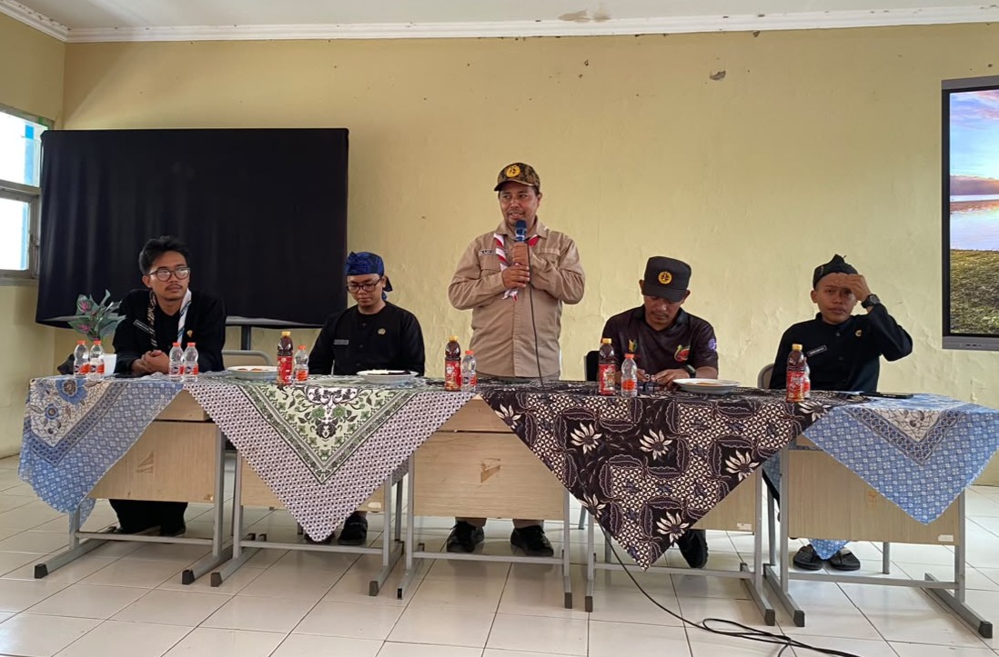 Kwarran Sukamakmur Kunjungi Peserta Persiapan LT III Kwarcab Kabupaten Bogor