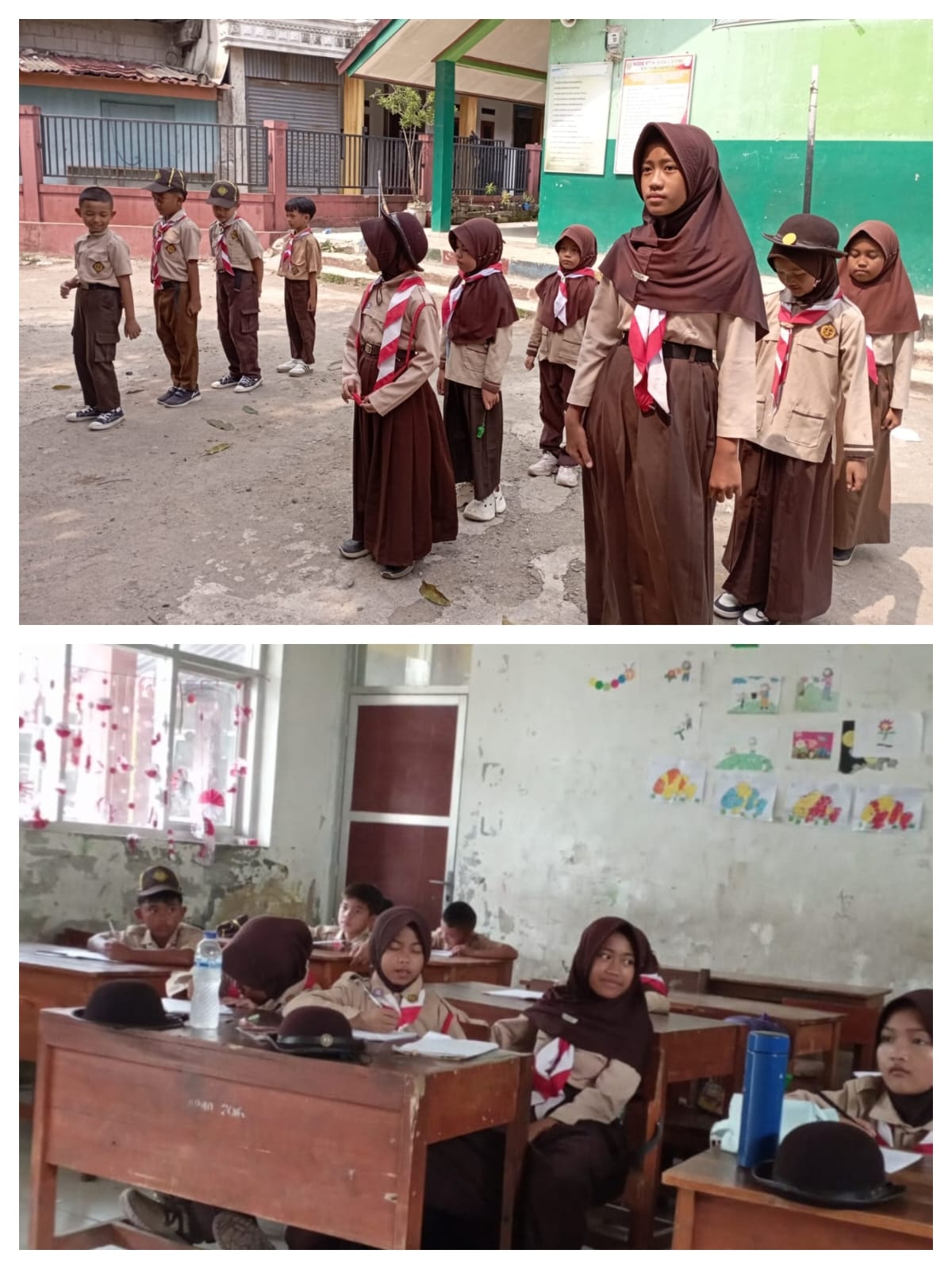 ⚜️🌱 Tanamkan Kepedulian Lingkungan, Pramuka Penggalang SDN Pamijahan 01 Pelajari Manfaat Penghijauan