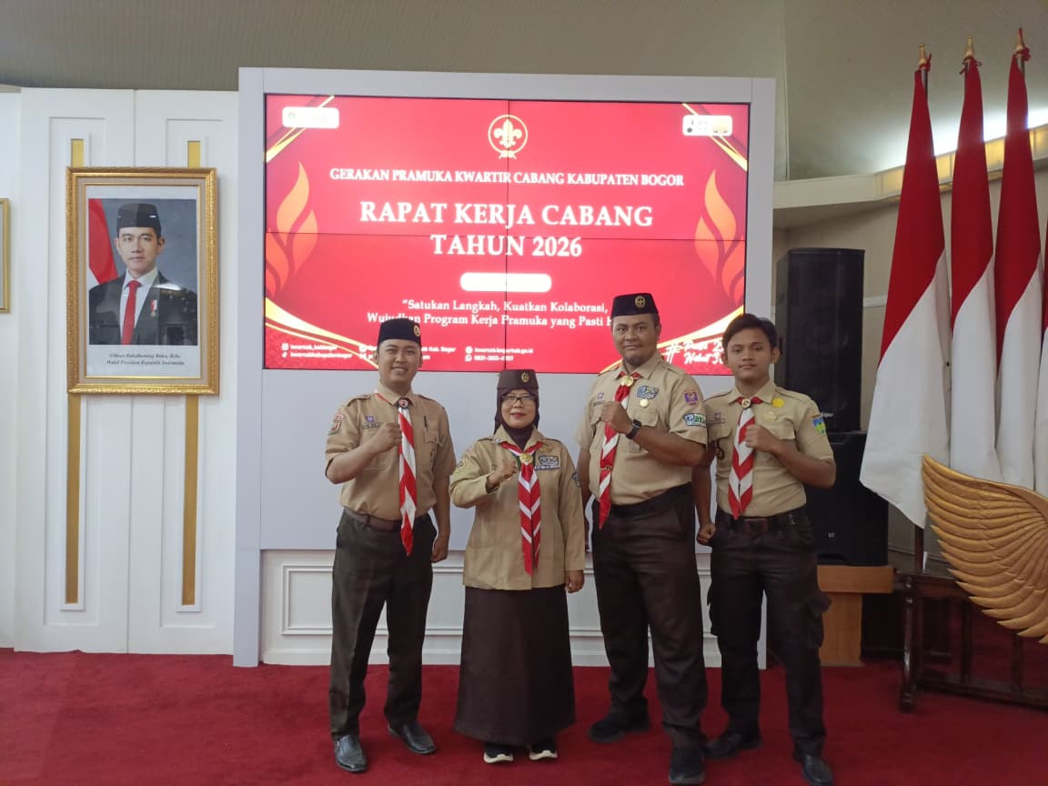 Rapat Kerja Kwarcab Kabupaten Bogor Satukan Langkah 40 Kwarran Menuju Gerakan Pramuka yang Lebih Maju