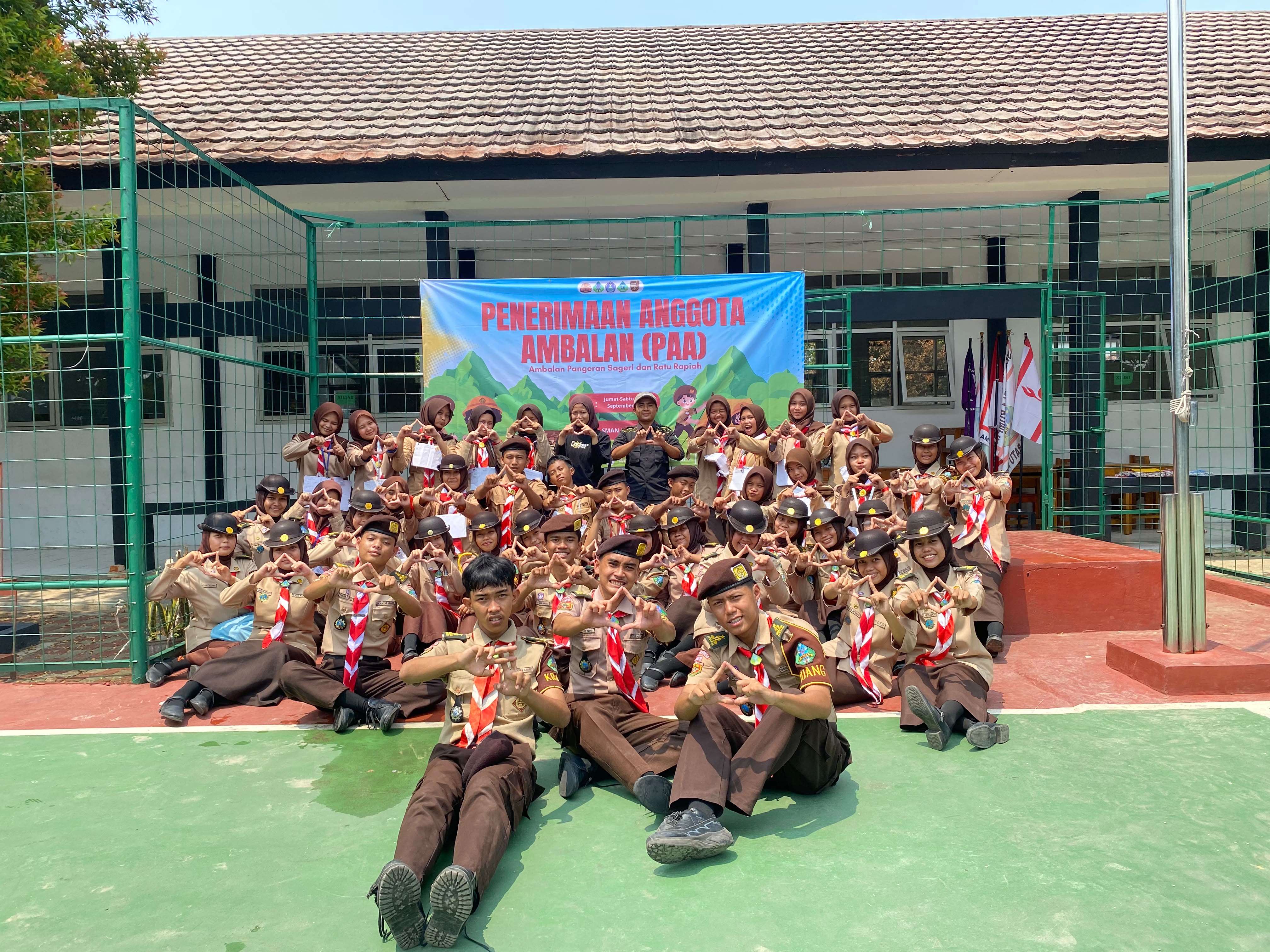 Malam Penuh Makna, Pramuka Penegak SMAN 1 Rumpin Ikuti Penerimaan Anggota Ambalan