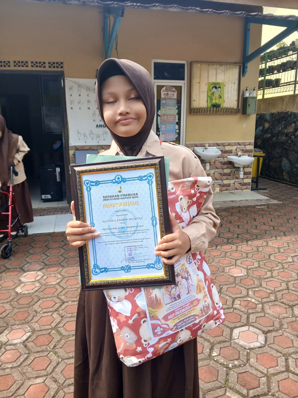 Apresiasi Kwarcab Kabupaten Bogor untuk Ananda Mutiara Fauzia Azzahra, Tampilkan Solo Vokal pada Hari Pramuka ke-65