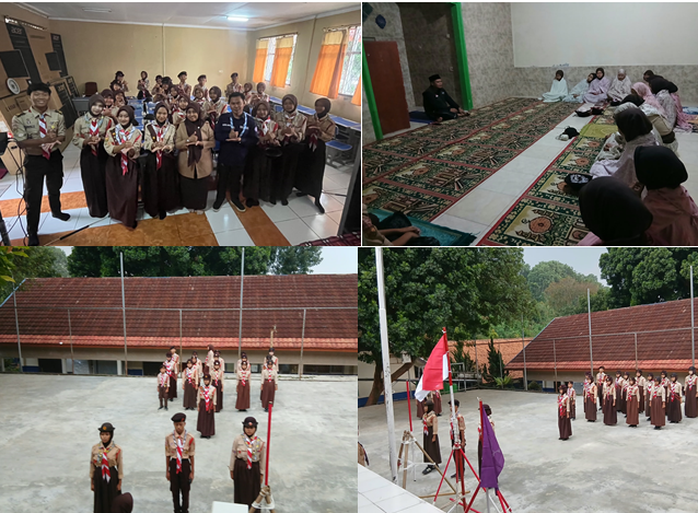 "Perkemahan Jum'at Sabtu (Perjusa) Diklat Kenaikan Tingkat Pramuka Penggalang Rakit dan Terap" Sanggar Bhakti SMP Negeri 1 Cijeruk Kwarran Cijeruk