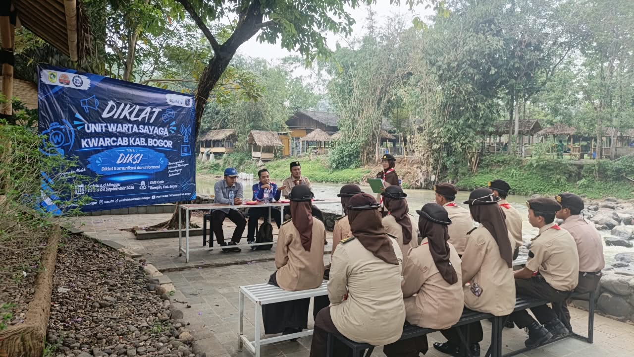 SUARAKAN AKSI, ABADIKAN INSPIRASI! SEFTYAN DAMAR PUTRA IKUTI DIKLAT KOMUNIKASI DAN INFORMASI KWARCAB BOGOR
