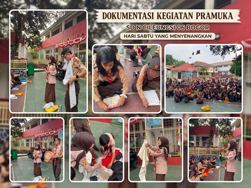 Peserta PPIM Praktikkan Bag Packing kepada 123 Pramuka Penggalang SDN Cileungsi 06