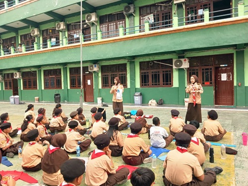 Pramuka Penggalang SDS BPS&K Belajar Backpacking Skill Bersama Lulusan PPIM Cileungsi